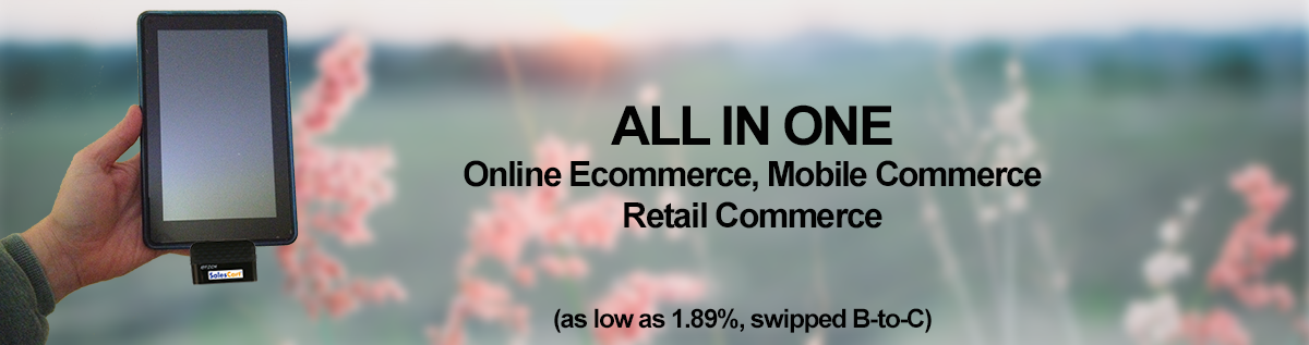 Ecommerce, Mobile Commerce, Retail Commerce all-in-one